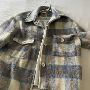 Mable Plaid Cozy Coat